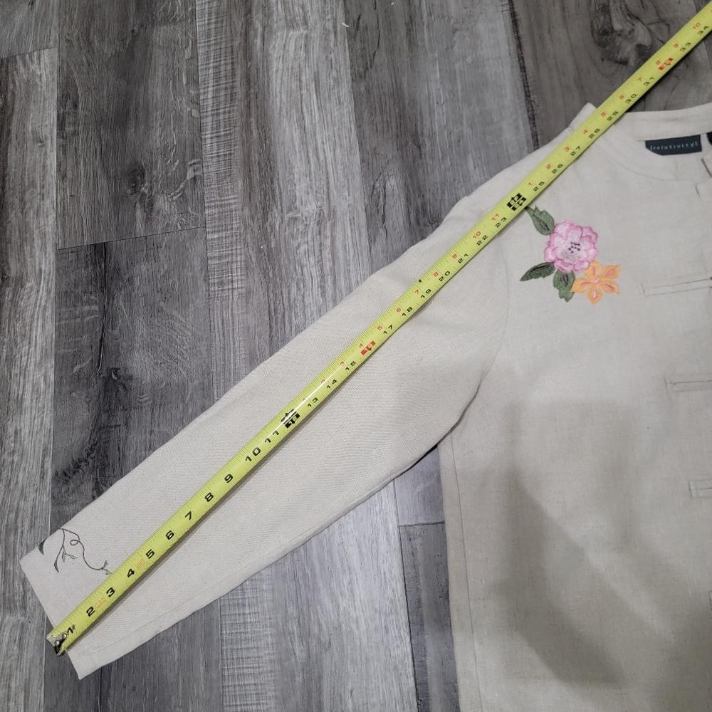 Relativity 100% Linen Jacket - Picture 8 of 13
